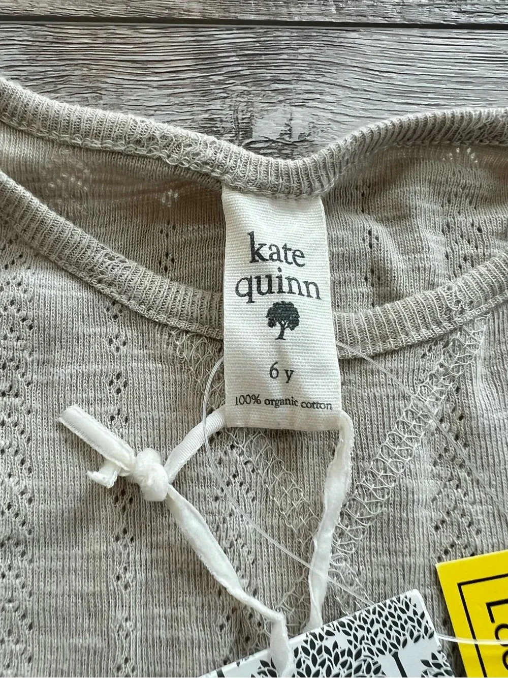 NWT Kate Quinn Organic Cotton Pointelle Pajama Set Size 6